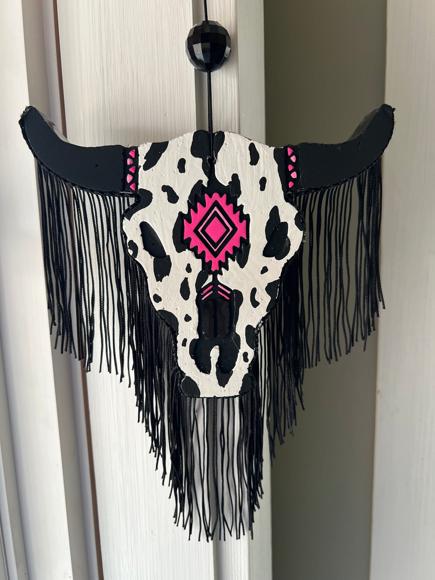Cowhide Skull