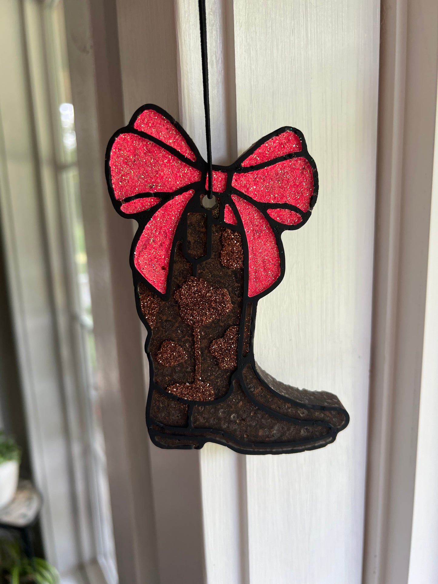 Pink Bow Boots
