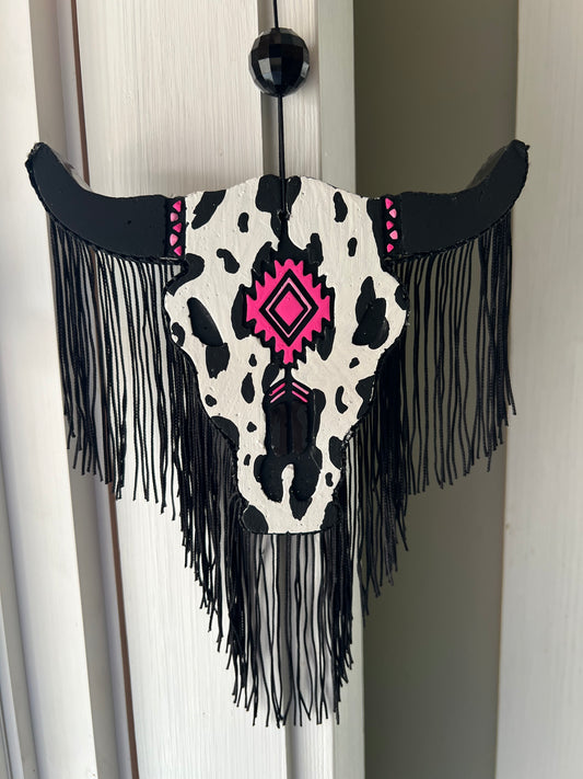 Cowhide Skull