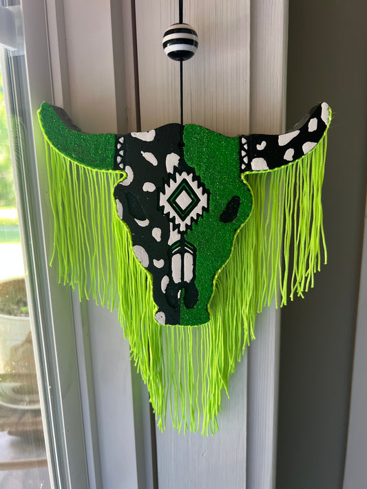 Lime Green Skull