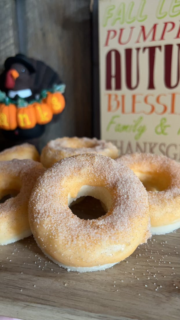 Pumpkin Cinnamon Sugar Donuts