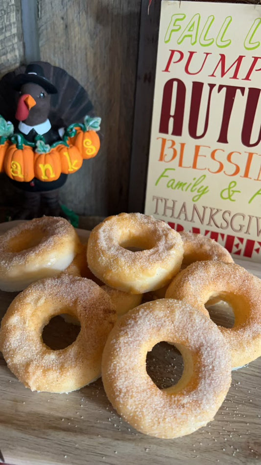 Pumpkin Cinnamon Sugar Donuts